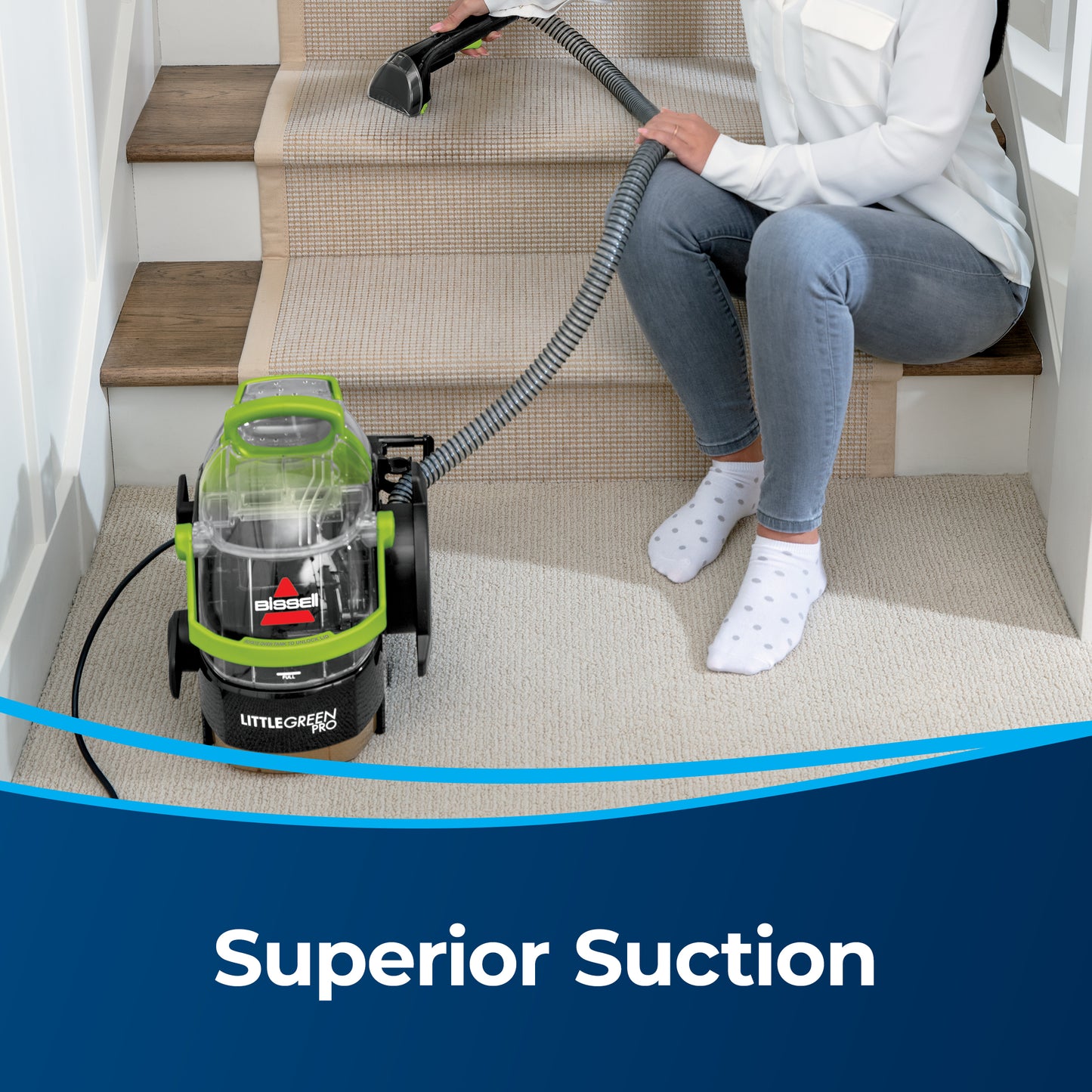 BISSELL Little Green Pro Portable Carpet Cleaner, 2505, New