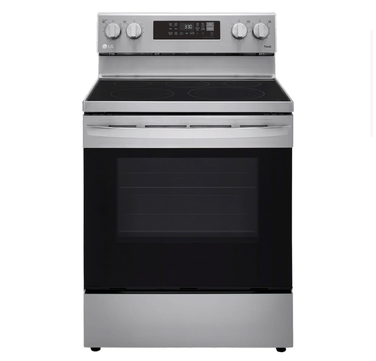 LG 6.3 cu ft. Smart Wi-Fi Enabled Fan Convection Electric Range with Air Fry & EasyClean™