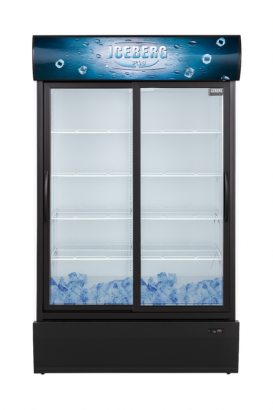 Iceberg Pro Double Door 28.3 CU Chiller - ELFCL112AS