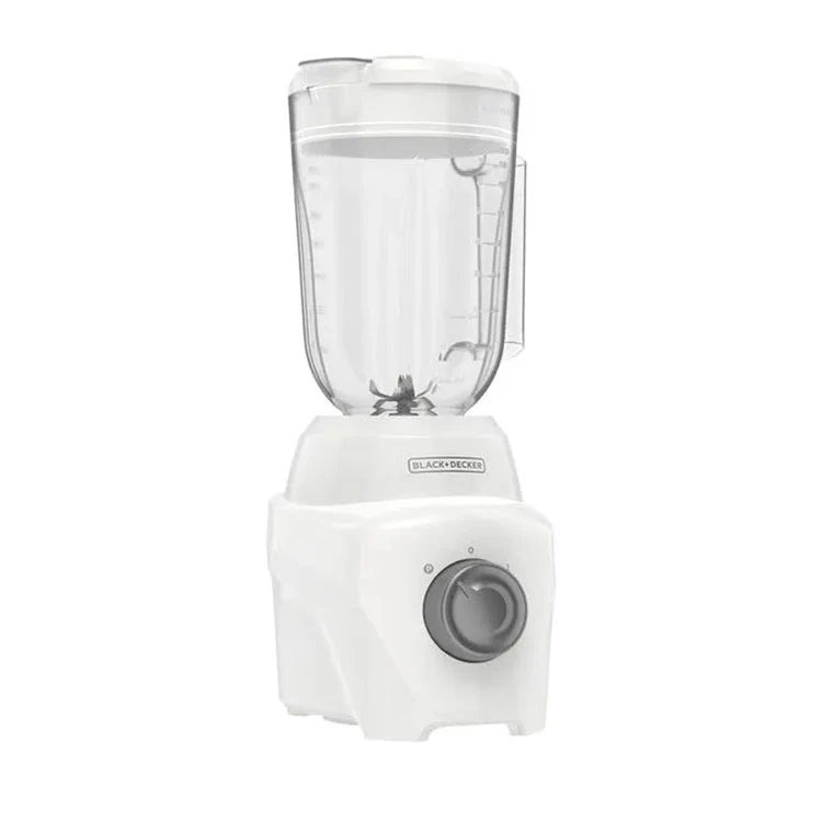 BLACK & DECKER 2-SPEED BLENDER WITH PLASTIC 1.65L JAR WHITE | BL0877-0WDLA