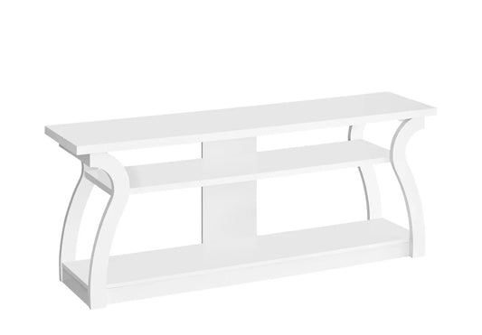 60” White TV Stand -2665