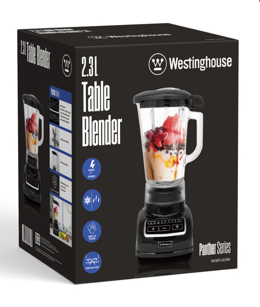 White Westinghouse 2.3 L Table Glass Jar Blender