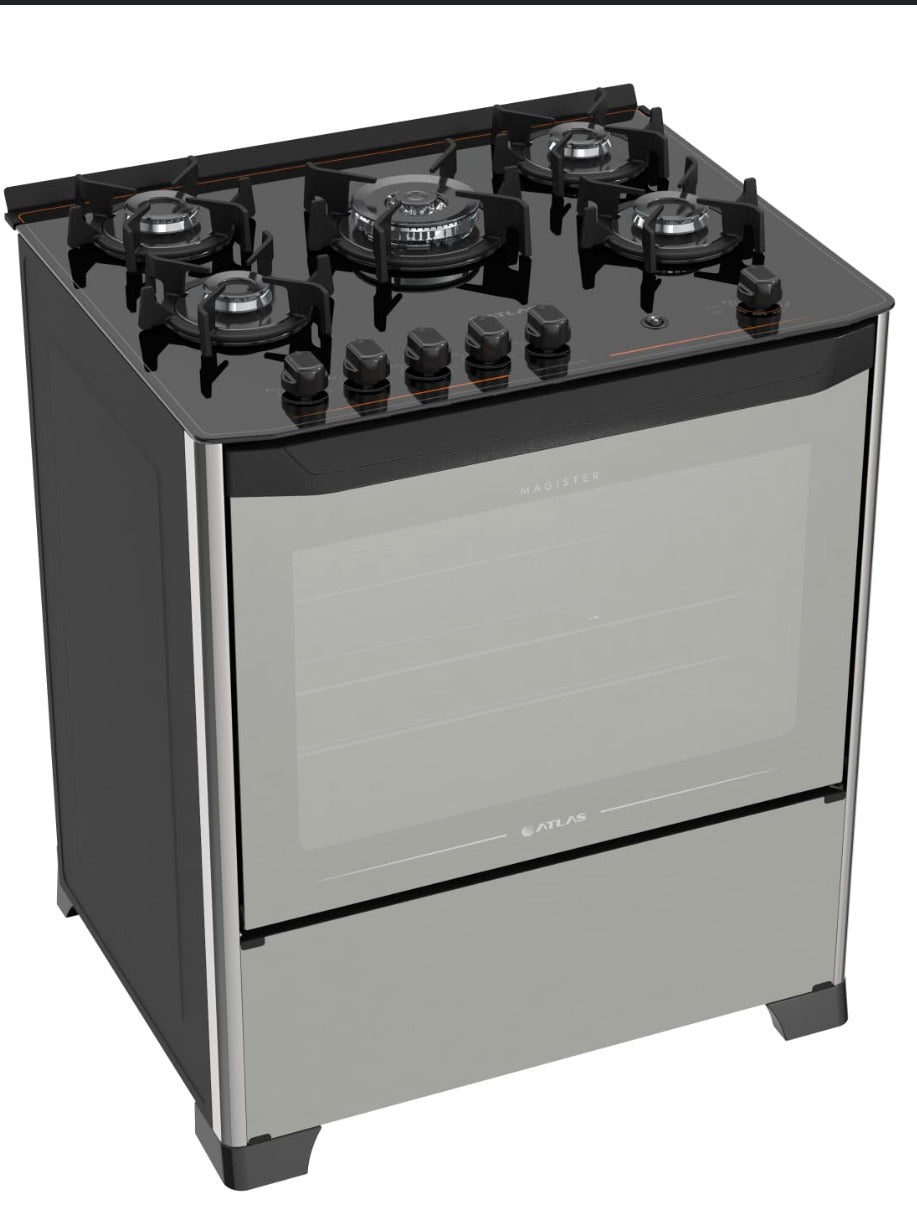 Atlas 30” Silver Stove - 1690