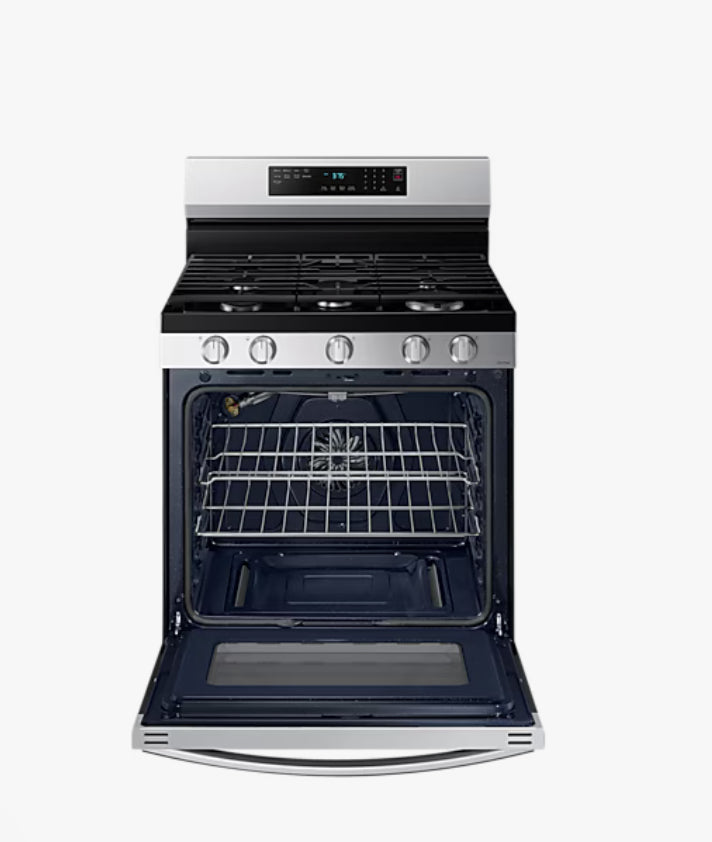 30" 6.0 cu. Ft. Smart Gas Freestanding Fan Convection Range with Air Fry