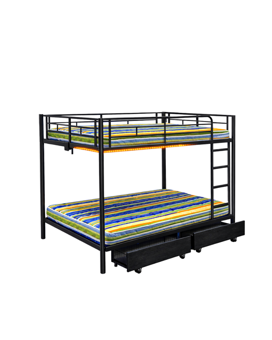 Titan Double Double Bunk Bed & Ultra Foam Mattresses