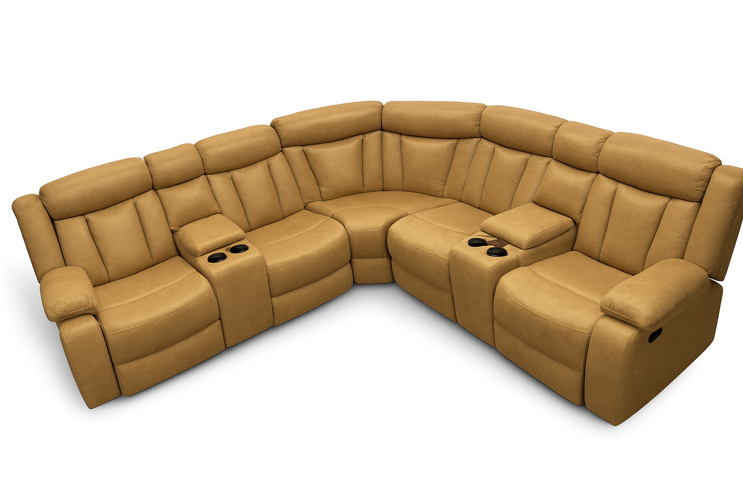 Camel Reclining Sectional