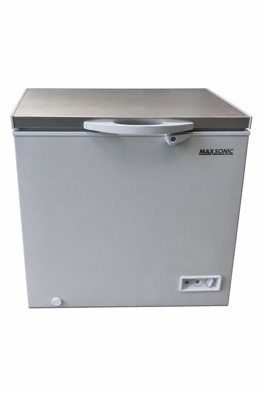Maxsonic 5.5 CU Grey Chest Freezer - MAX-CF5-VCM