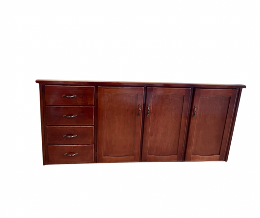3 Door Countertop with Tile and Drawers