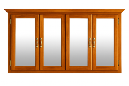 4 DOOR TEAK WALL UNIT