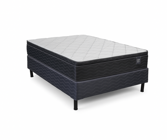 Sealy Ivory Pillowtop ll Mattress + 8” Base