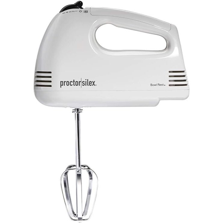 PROCTOR SILEX WHITE 5 SPEED HAND MIXER 62509PS