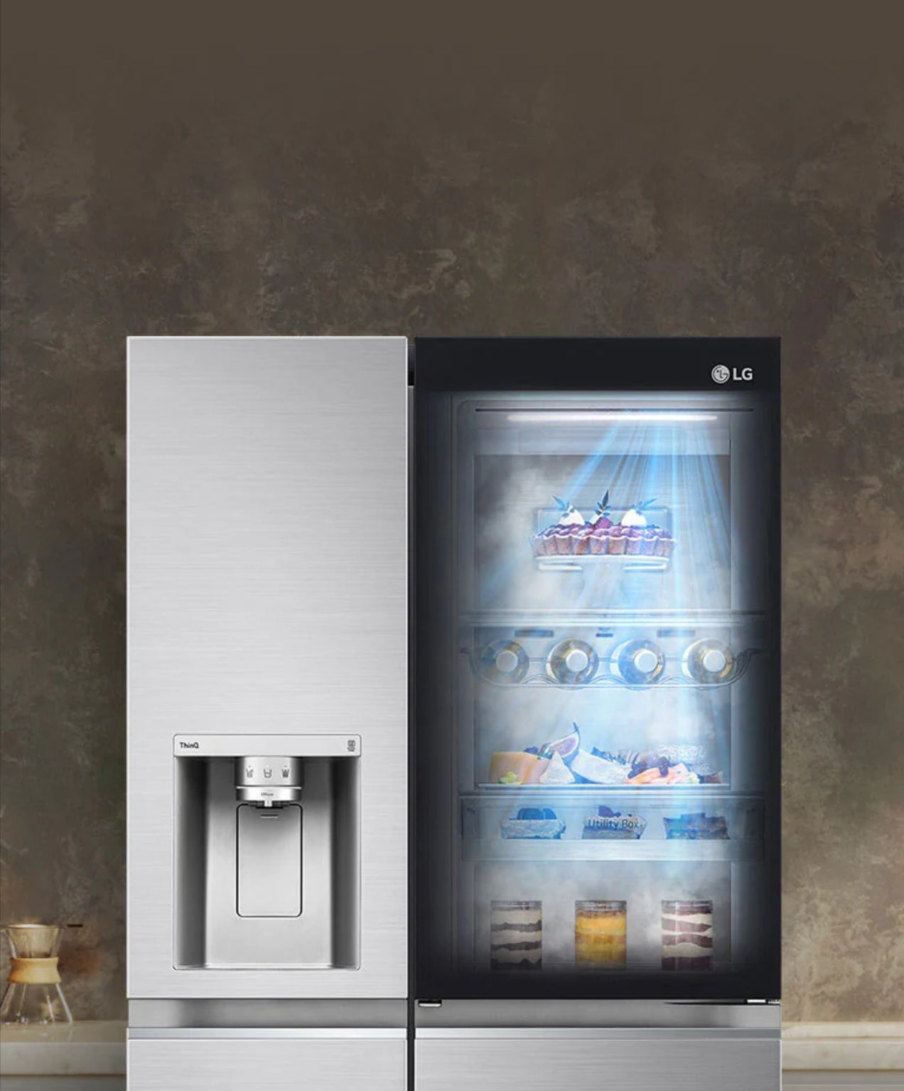 LG 24CFT SXS INSTA VIEW W/CRAFT ICE FRIDGE – LS66SXNC