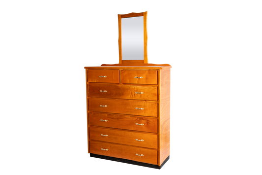 7 DRAWER JUMBO CHEST OF DRAWERS CEDAR AND PLY