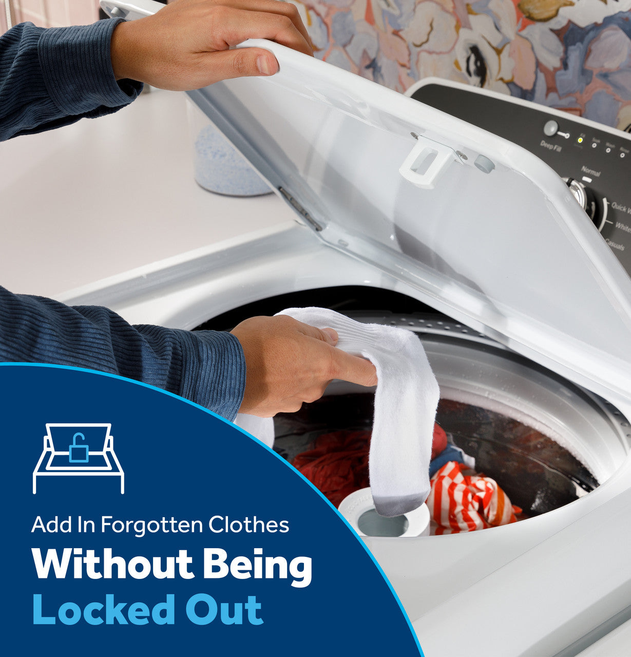 GE® 4.3 cu. ft. Commercial washer