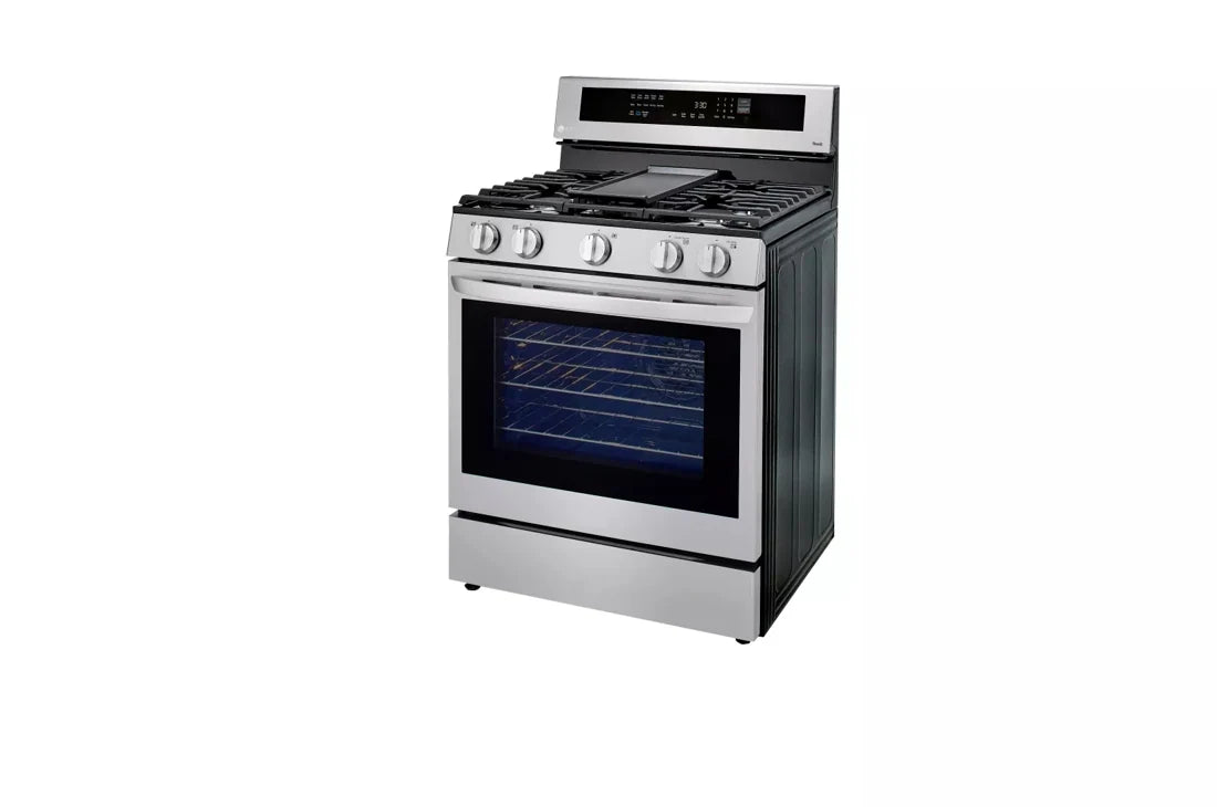 LG 30" INSTAVIEW GAS 5 BURNER STOVE