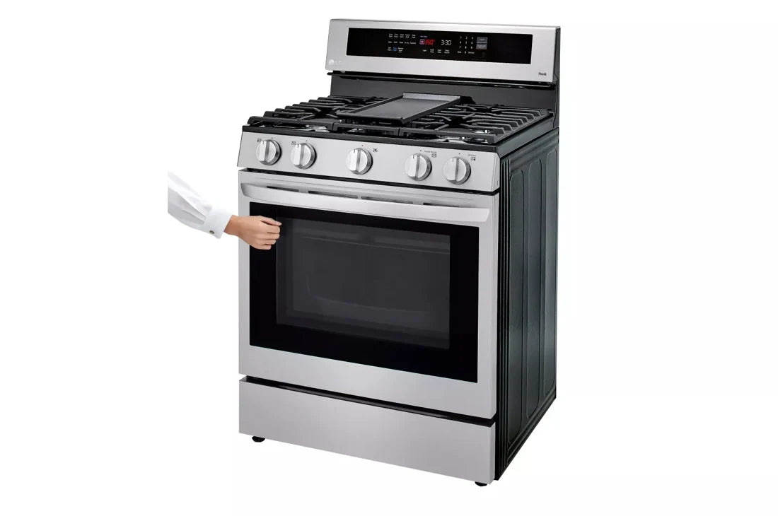 LG 30" INSTAVIEW GAS 5 BURNER STOVE