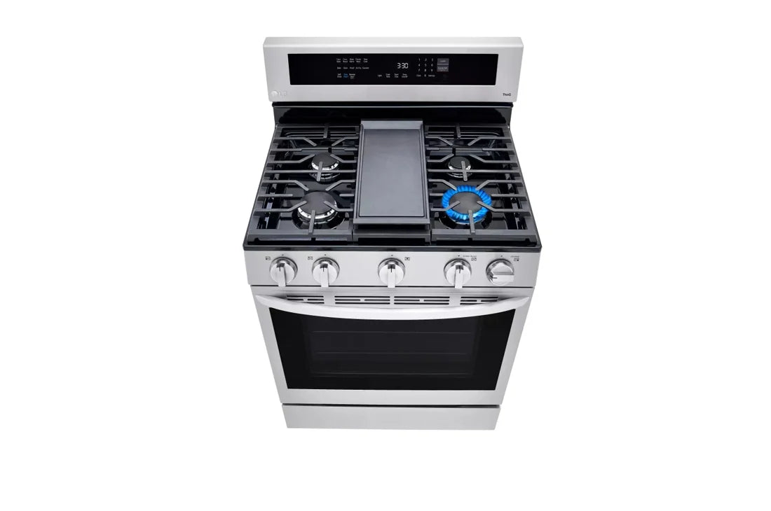 LG 30" INSTAVIEW GAS 5 BURNER STOVE